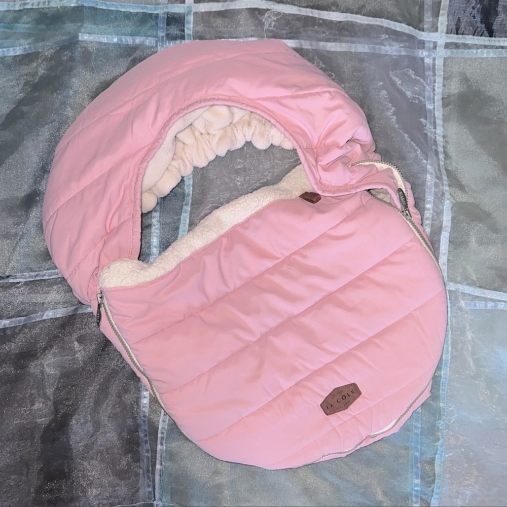 Fleece Pink Carseat Cover
